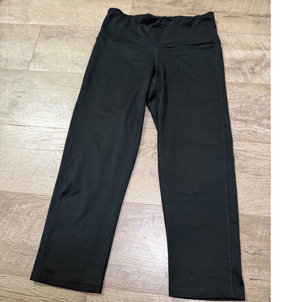 Champion C9 Women's Black High Rise Cropped‎ Leggings XS B9079-AWZ Yoga Gym